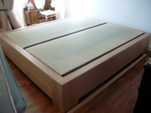 cadre de lit tatami et furon - art'ébèn
